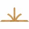 Ekena Millwork Richland Rough Sawn Timber Gable Bracket, Western Red Cedar, 72"W x 36"H x 4"D x 4"F, 12/12 Pitch GBW072X36X0404RIC00RWR - alternate 1